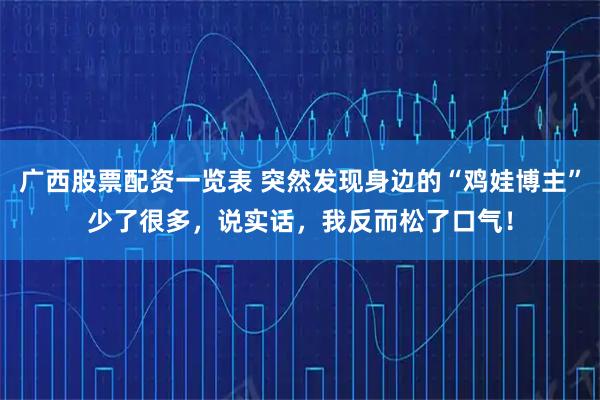 广西股票配资一览表 突然发现身边的“鸡娃博主”少了很多，说实话，我反而松了口气！